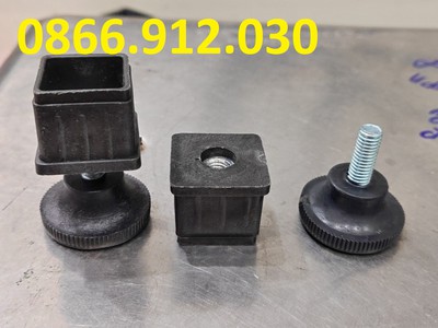 Chân tăng giảm chiều cao cho kệ, tủ, bàn hộp vuông 30x30 6