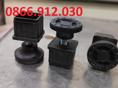 Chân tăng giảm chiều cao cho kệ, tủ, bàn hộp vuông 30x30 7