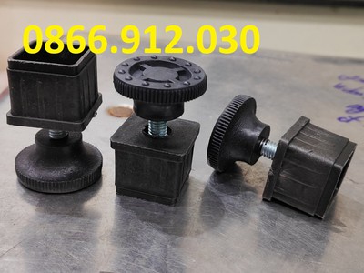 Chân tăng giảm chiều cao cho kệ, tủ, bàn hộp vuông 30x30 8