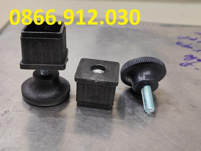 Chân tăng giảm chiều cao cho kệ, tủ, bàn hộp vuông 30x30 1