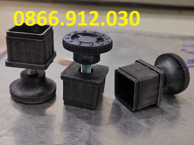 Chân tăng giảm chiều cao cho kệ, tủ, bàn hộp vuông 30x30 9