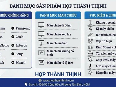Cung cấp màn chiếu, máy chiếu 0