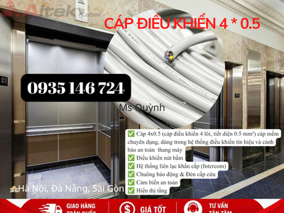 Cáp điều khiển 4x0.5 Altek Kabel cáp điều khiển 4 lõi, tiết diện 0.5 mm 1