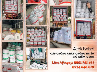 Phân phối cáp chống cháy Altek Kabel 2x0.75/2x1.0/2x1.5/2x2.5 1