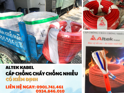 Phân phối cáp chống cháy Altek Kabel 2x0.75/2x1.0/2x1.5/2x2.5 2