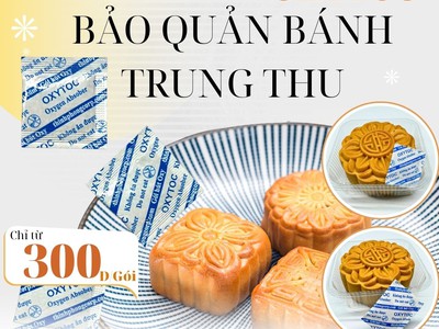 Dùng Gói hút oxy OXYTOC 30cc, 50cc chống mốc 0