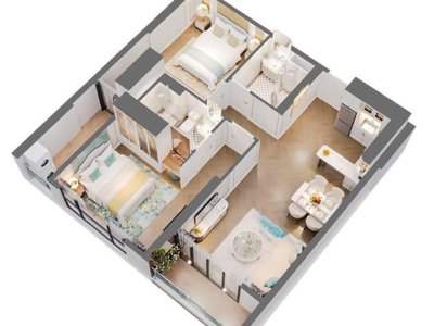 Siêu Phẩm Căn Góc 2PN 1 View Biển Mỹ Khê Tầng 16 Chỉ 8,4 Tỷ 2