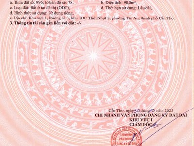 Bán nhà đẹp kdc thới nhựt 2 an khánh, cần thơ 4