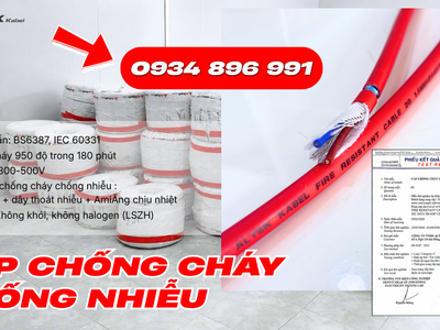 Cáp Tín Hiệu Chống Cháy Chống Nhiễu 2x2.5mm Giao Nhanh Đến Bắc Ninh, Hưng Yên, Hải Dương 1