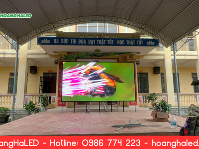 Dự Án Màn Hình LED Trường Học P3.076 Outdoor 3840Hz Tại THCS Phú Lâm, Tuyên Quang 2