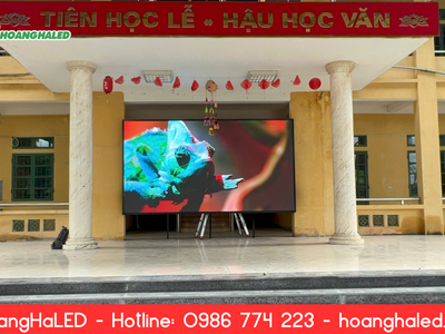 Hoàn Thành Lắp Đặt Màn Hình LED P3.076 Outdoor 3840Hz Tại Trường THCS Thái Long, Tuyên Quang 4