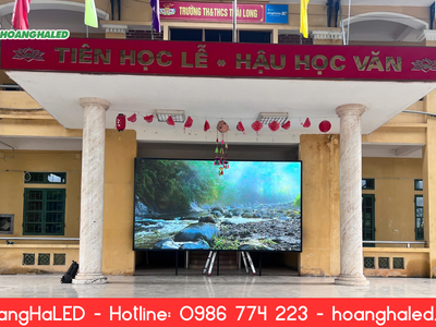 Hoàn Thành Lắp Đặt Màn Hình LED P3.076 Outdoor 3840Hz Tại Trường THCS Thái Long, Tuyên Quang 5