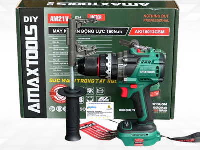 Máy Khoan Động Lực Dùng Pin Amaxtools AKI16013GSM 0
