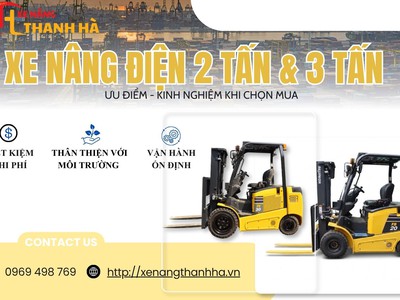 Xe nâng điện 2 tấn hay 3 tấn  Kinh nghiệm lựa chọn phù hợp cho doanh nghiệp 0