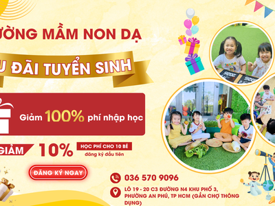 Vì sao phụ huynh lựa chọn Trường MẦM NON DẠ CHỢ THÔNG DỤNG 0