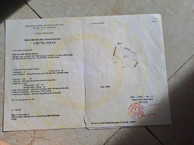 Cần bán đât phường phú cường, thị xã thủ dầu một, tỉnh bình dương 0