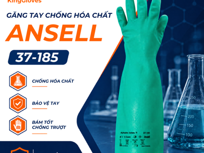 Găng Tay Chống Hóa Chất Ansell 37-185 0
