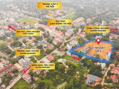 Bán gấp đất phân lô giá rẻ hữu nghị 50m, mặt tiền 4.5m, 1.65 tỷ sơn tây, hà nội. 1