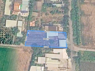 Cần bán 1000m2 20x50 đất thổ cư mt đường đê số 2 2