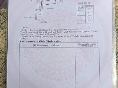 Bán 2 lô đất liền nhau tại bắc sơn, an dương, hải phòng. 1