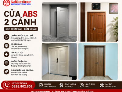 Cựa Nhựa ABS Hàn Quốc 2 cánh - Giải pháp hoàn hảo cho không gian sống hiện đại 0