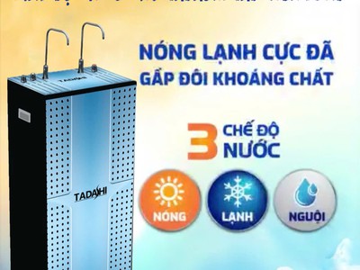 Máy lọc nước RO Tadashi 2 vòi nóng lạnh nguội TAD-NLN10XD tiết kiệm 0