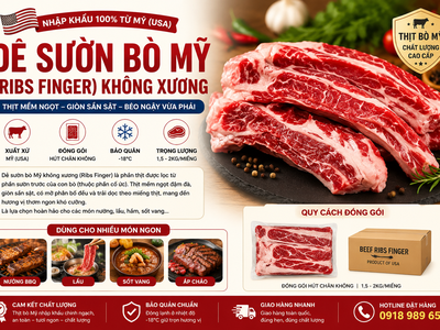 Dẻ Sườn Bò Mỹ Nhập Khẩu Chuẩn USA 1