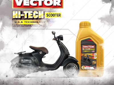 Dầu VECTOR HI-TECH SCOOTER 10W-40 dành cho xe tay ga giá tốt tại HCM 2