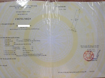 Đất chính chủ - chỉ có 5.7 triệu/m đất f0 sẵn 2 sổ, cách ql13 chỉ 150m 3