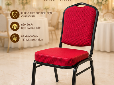 Bàn ghế nhà hàng tiệc cưới,ghế sắt sự kiện, ghế dựa hội trường,phòng họp 0