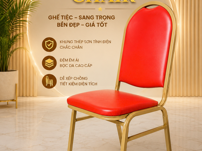 Bàn ghế nhà hàng tiệc cưới,ghế sắt sự kiện, ghế dựa hội trường,phòng họp 6