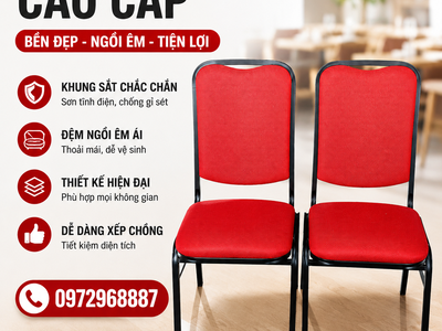 Bàn ghế nhà hàng tiệc cưới,ghế sắt sự kiện, ghế dựa hội trường,phòng họp 2