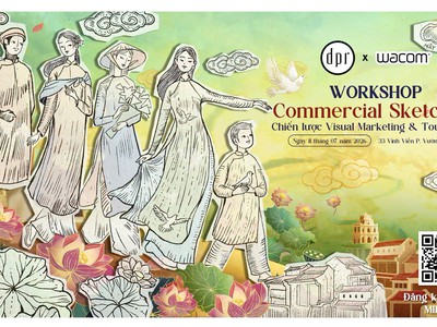 DpiCENTER - Workshop Commercial Sketching: Chiến lược Visual Marketing Touchpoints 0
