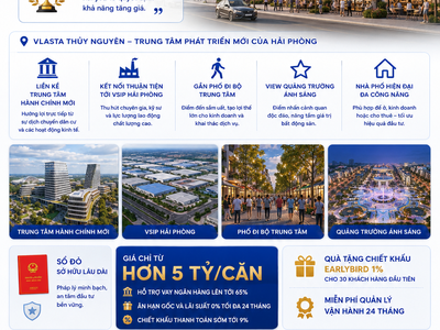Vlasta Thủy Nguyên - Cơ Hội Chỉ Đến Với Nhà Đầu Tư Thông Thái 0