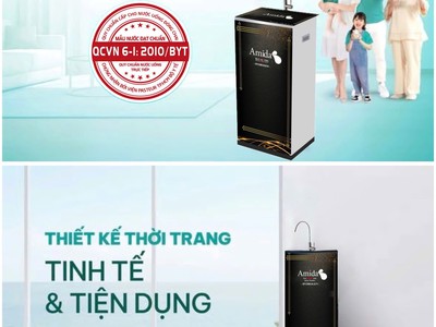 Máy lọc nước RO Amida cao cấp 1 vòi khoáng giá sale ưu đãi 0