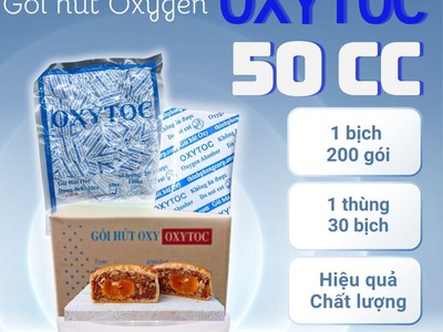 Gói hút oxy OXYTOC 50cc - chống mốc bánh trung thu 2