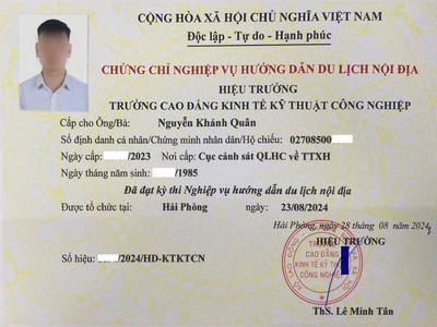 Chứng chỉ HDV-Điều hành Tour 0