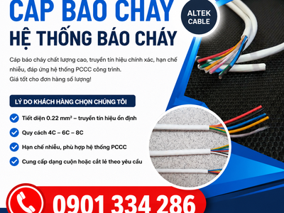 Báo Giá Cáp Báo Cháy 0.22 mm ALTEK KABEL 0