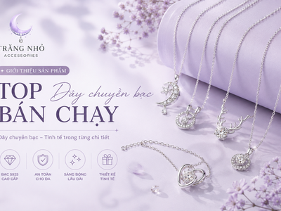 Top những mẫu dây chuyền bạc đang được nhiều bạn trẻ yêu thích, dễ phối đồ và không lo lỗi mốt 0