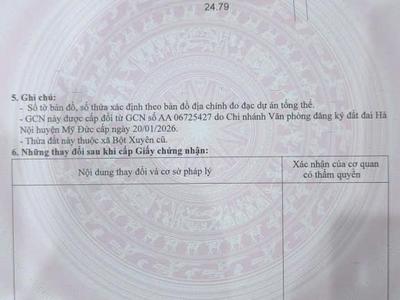Bán lô đất 129,4m2 5,22m 24,79m tại phúc sơn - mỹ đức - hà nội. 1