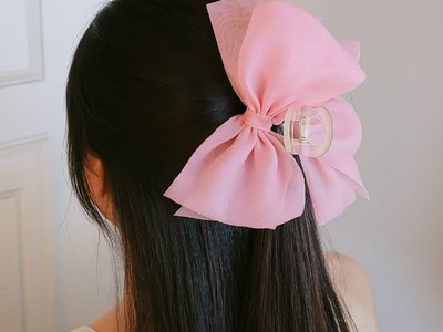 Kẹp Tóc Nơ Điểm Nhấn Cho Phong Cách Nữ Tính 0