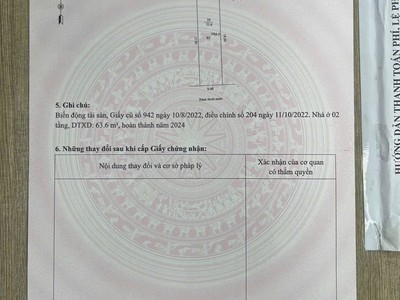 Bán nhà 2 tầng mặt phố Đỗ Ngọc Du, ph Phạm Ngũ Lão, TP HD, 79m2, mt 4m, vị trí kinh doanh, 5.x tỷ 7