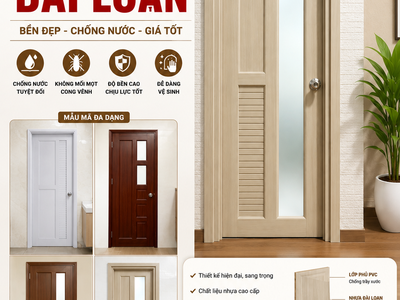 Cửa nhựa Đài Loan - Đẹp bền, chi phí hợp lý cho mọi ngôi nhà 0