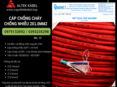 Cáp chống cháy chống nhiễu Bảo vệ hệ thống trong tình huống khẩn cấp 0