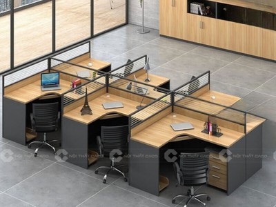 Bàn Làm Việc Nhân Viên Dạng Cụm Hiện Đại 1