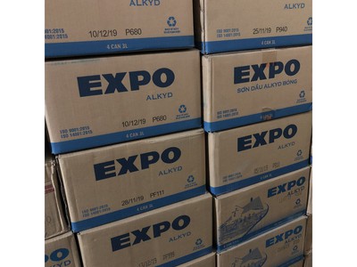 Đại lý cấp 1 sơn dầu alkyd Expo cho sắt thép và đồ gỗ tại TPHCM 0
