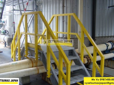 Tay vịn cầu thang chống gỉ sét FRP Composite 2
