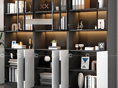 Tủ Hồ Sơ Gỗ Công Nghiệp Hiện Đại Cho Văn Phòng 1