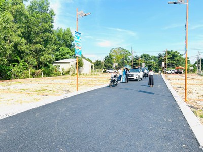 Chỉ 1,33 tỷ sở hữu ngay 120m đất full thổ cư mặt tiền đường nhựa tại Hòa Tiến 0
