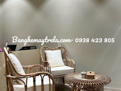 Bộ bàn ghế mây tự nhiên hiện đại phòng ngủ 4